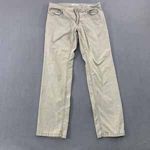 Brax Cooper Fancy Pants Mens 33x30 Beige Regular Fit Chino 5 Pocket Casual